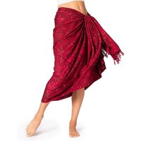 PANASIAM Pareo Sarong Starlit Wachsbatik aus hochwertiger Viskose Strandtuch, Strandkleid Bikini Cover-up Tuch für den Strand Schultertuch Halstuch von PANASIAM