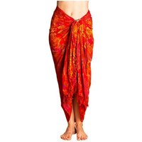 PANASIAM Pareo Sarong Wachsbatik auch in großen Größen als Strandtuch oder, Strandkleid tragbar Bikini Cover-up Tuch für den Strand Wrap Überwurf von PANASIAM