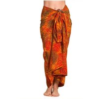 PANASIAM Pareo Sarong Wachsbatik auch in großen Größen als Strandtuch oder, Strandkleid tragbar Bikini Cover-up Tuch für den Strand Wrap Überwurf von PANASIAM