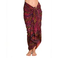 PANASIAM Pareo Sarong Wachsbatik auch in großen Größen als Strandtuch oder, Strandkleid tragbar Bikini Cover-up Tuch für den Strand Wrap Überwurf von PANASIAM