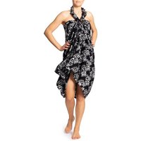 PANASIAM Pareo Sarong Wachsbatik schwarz-weiß aus hochwertiger Viskose Strandtuch, Strandkleid Bikini Cover-up Tuch für den Strand Schultertuch Halstuch von PANASIAM