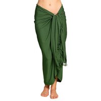 PANASIAM Pareo Sarong einfarbig in 2 Größen als Strandtuch Strandkleid Strandrock, oder Bikini Cover-up Tuch für den Strand Schultertuch Schal Halstuch von PANASIAM