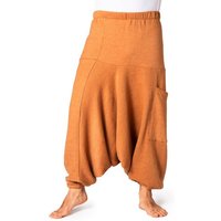 PANASIAM Relaxhose Aladinhose als bequeme Chillhose aus Jogginghosen-Stoff für Herbst und Winter warm gefütterte Baumwollhose fürs Sofa oder Homeoffice von PANASIAM