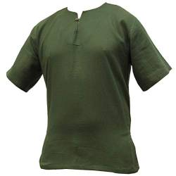 PANASIAM Shirt, K', 1button, Olivegreen, L, Shortsleeve von PANASIAM
