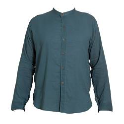 PANASIAM Shirt, K', 6button, petrolblue, L, Longsleeve von PANASIAM