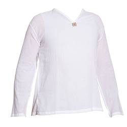 PANASIAM Shirt, K', NoButton, White, M, longsl. von PANASIAM