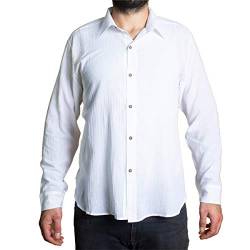 PANASIAM Shirt K06-collar Longsleeve White L von PANASIAM
