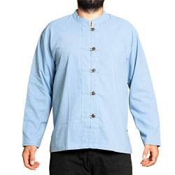 PANASIAM ShirtBEN-5Button, lightblue L von PANASIAM