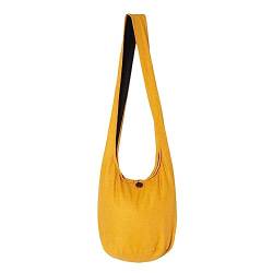 PANASIAM Shoulderbag, HEMP, safron yellow in M von PANASIAM