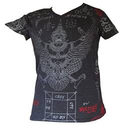 PANASIAM T-Shirt Work Yantra Garuda Black M von PANASIAM