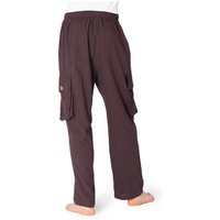 PANASIAM Wellnesshose Cargo-Hose K bequeme Sommerhose mit 4 Taschen aus 100% Baumwolle Unisex Freizeithose für Damen und Herren Relaxhose Cargohose von PANASIAM