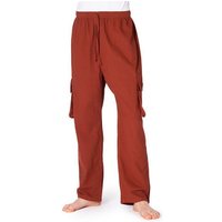 PANASIAM Wellnesshose Cargo-Hose K bequeme Sommerhose mit 4 Taschen aus 100% Baumwolle Unisex Freizeithose für Damen und Herren Relaxhose Cargohose von PANASIAM