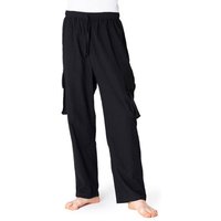 PANASIAM Wellnesshose Cargo-Hose K bequeme Sommerhose mit 4 Taschen aus 100% Baumwolle Unisex Freizeithose für Damen und Herren Relaxhose Cargohose von PANASIAM