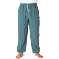 PANASIAM Wellnesshose E-Pants leichte Unisex Bundhose aus weicher Baumwolle für Damen und Herren Freizeithose mit Tunnelzug Relaxhose bequeme Sommerhose von PANASIAM