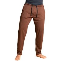 PANASIAM Wellnesshose Yogahose unisex aus 100% Baumwolle bequeme Sweathose für Damen und Herren Freizeithose Sporthose Relaxhose von PANASIAM