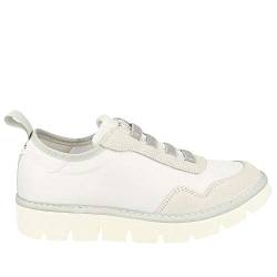 PANCHIC Damen-Sneaker Lisboa aus LAYLON Y PIO, Weiß, weiß, 40 EU von PANCHIC