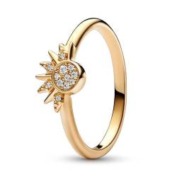 PANDORA Celestial Sparkling Sun Ring 162674C01-60 von PANDORA