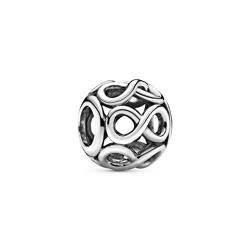 PANDORA Offen gearbeitetes Unendlichkeits-Charm Sterling-Silber 11 x 11 x 9,8 mm (T/H/B) von PANDORA