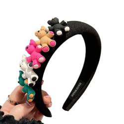 Hübsches Kaninchen-Haarband, Foto-Requisiten, breites Stirnband, Party-Kopfschmuck, Ferkel, gepolstertes Stirnband für Musikfestivals, niedliches Stirnband von PANFHGFG
