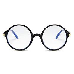 PANGHU Herren + Damen Modische Klare Gläser Brille Metallrahmen Runde Brille Retro Brille FARBWAHL von PANGHU