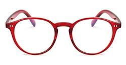 PANGHU Klare Linse Brille Klassisch Fensterglas Ohne Stärke Nerdbrille Metallgestell Brillenfassung Damen Herren von PANGHU