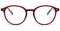 PANGHU Klassische Klare Linse Brille Farbige Brillenfassung Brillengestell für Damen/Herren von PANGHU