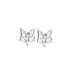PANGHUBO Edelstein Ohrringe Mädchen Einfache niedliche kleine Tier Katze Tiger Ohrstecker zarte Ohrringe Packung Ohrringe Für (D, B) von PANGHUBO
