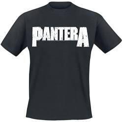 PANTERA Logo Männer T-Shirt schwarz XL 100% Baumwolle Band-Merch, Bands, Nachhaltigkeit von PANTERA