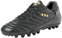 PANTOFOLA D’ORO 1886 Herren Derby Gymnastikschuh, Schwarz, 44.5 EU von PANTOFOLA D’ORO 1886