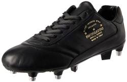 PANTOFOLA D’ORO 1886 Herren Klassisch Gymnastikschuh, Schwarze Sohle Mixed Black, 42 EU von PANTOFOLA D’ORO 1886