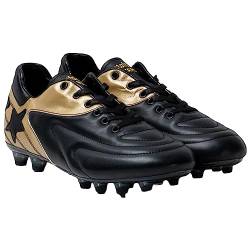 PANTOFOLA D’ORO 1886 Herren Lazzarini Stardust Fussballschuh, Schwarz Gold, 44 EU von PANTOFOLA D’ORO 1886