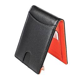 1pc Leder Geld Clip für Männer Geld Clips für Männer Leder Brieftasche für Männer Geld Brieftaschen Brieftasche Kredittasche Kredit Business Geldbörse für Männer Dollar Clip Phot Halter Kreditkarte von PAREKS