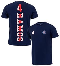 Paris Saint-Germain T-Shirt Sergio Ramos PSG, offizielle Kollektion, Blau, L von PARIS SAINT-GERMAIN