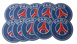 Paris Saint Germain Untersetzer, offizielle Kollektion, 10 Stück, blau, one size von PARIS SAINT-GERMAIN