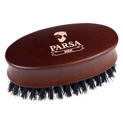 PARSA Men Bartbürste Männer für tägliche Bartpflege – Bartbürste geeignet für professionelles Bart Styling – Handliche Bart Rundbürste – Bart Bürste für kurze und mittellange Haare von PARSA Men
