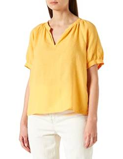 PART TWO Damen Popsypw Bl Blouse Relaxed Fit Bluse, Amber Yellow, Gr. 42 von PART TWO