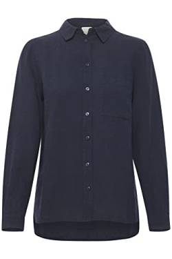 Part Two Damen Button Up Regular Fit Long Sleeves Collar Shirt, Night Sky, 42 von PART TWO