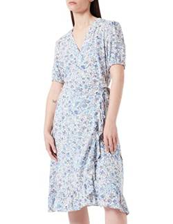 Part Two Damen Clairepw Dr Dress Feminine Silhouette Kleid, Blue Painted Flower, 36 von PART TWO