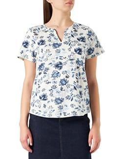 Part Two Damen Gesinapw Ts Relaxed Fit T-Shirt, Blue Ornament Print, Small von PART TWO