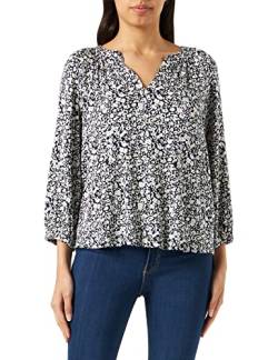 Part Two Damen Milea Relaxed Fit 3/4 Sleeve T-Shirt, Dark Navy Leo Print, Large von PART TWO