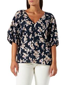 Part Two Damen Oteliapw Bl Bluse, Navy Blurred Flower Print, 36 von PART TWO