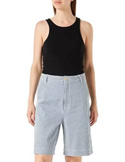 Part Two Damen Pajapw SHO Relaxed Fit Shorts, Blau gestreift, 36 von PART TWO