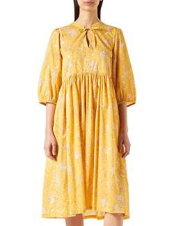 Part Two Damen Pamalapw Dr Dress Relaxed Fit Kleid, Bernsteingelber Blockdruck, 44 von PART TWO
