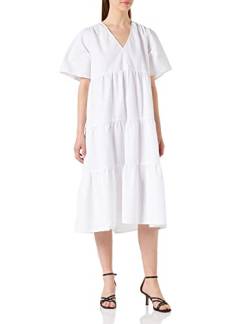 Part Two Damen Pampw Dr Dress Relaxed Fit Kleid, Bright White, 30 von PART TWO