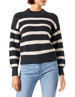 Part Two Damen Retapw Pu Pullover, Whitecap Gray Stripe, Small von PART TWO