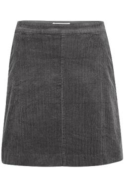 Part Two Damen Women's Mini High-Waisted Pockets Corduroy Fabric Elastic Waist Skirt, Magnet, 40 von PART TWO