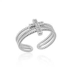 PARWANA Ring Ringe Damen Bijouterie Herren Frauen Ringe Für Damen, Verstellbarer Ringschmuck, Größenverstellbar Jz4386P von PARWANA