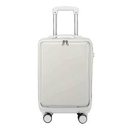 PASPRT Gepäck, 20-Zoll-Koffer, Handgepäck, seitlich vorne, offener Koffer, Hartkanten-Koffer mit Rollen, Bordgepäck von PASPRT