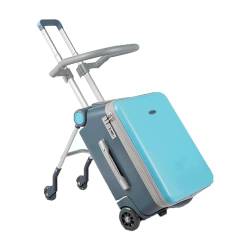 PASPRT Handgepäck, 2-in-1-Gepäck, umweltfreundlicher ABS-Koffer, Abnehmbarer Trolley und Koffer, multifunktionales Trolley-Gepäck, Reisegepäck (Pink Upgraded) von PASPRT