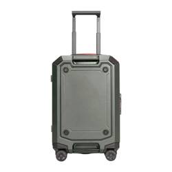 PASPRT Handgepäck, Koffer mit Aluminiumrahmen, Utility-Handgepäck mit TSA-Schloss und Spinnerrädern, Gepäckkoffer, Premium-Reisegepäck (B 28 in) von PASPRT